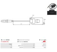 AS-PL NOx-Sensor NOx-Katalysator Kompatibel mit VW Crafter Kastenwagen SY, SX NOX9283