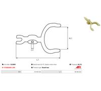AS-PL Starterhebel SL0009 Vergaser – passend für BMW, FIAT, FORD, IVECO, NISSAN