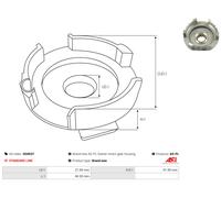 AS-PL Reparatursatz, Starter Universal 91,00mm SG0037