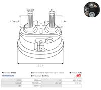 Kappe Starterrelais Brandneu AS-PL SP0025 PREMIUM LINE