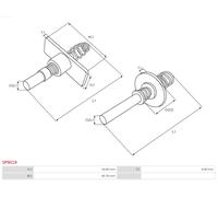 AS-PL SP9019 Reparatursatz, Starter
