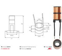 AS-PL Schleifring, Generator ASL9013 für BMW AUDI VW RENAULT CITROËN PEUGEOT