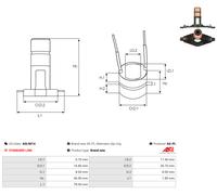 AS-PL Schleifring (Kommutator) für Generator / Lichtmaschine ASL9014