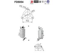 AS Ruß-Partikelfilter FD5054 (DPF) Cordierit – für Hyundai, Kia – Euro 5