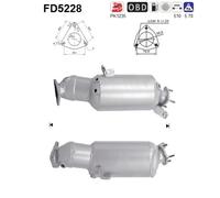 AS Ruß-/Partikelfilter, Abgasanlage für AUDI FD5228