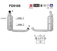 AS Ruß-/Partikelfilter, Abgasanlage für FORD FD5105