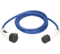 as-Schwabe MODE 3 Ladekabel für Elektroautos Typ 2 auf Typ 2 blau 230 V, 32 A, 7,2 KW, 5,0 m St.