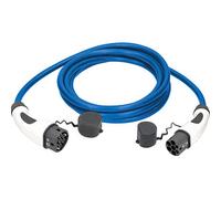 as-Schwabe MODE 3 Ladekabel für Elektroautos Typ 2 auf Typ 2 blau 230 V, 32 A, 7,2 KW, 5,0 m St.