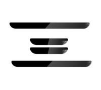 ASBHFC 4 Stück Auto Einstiegsleisten für Skoda Kamiq (NW4 2019-2025 2026), Universal Türschweller Abdeckungen, Selbstklebende Leisten, Wasserabweisendes Fahrzeug Zubehör,D