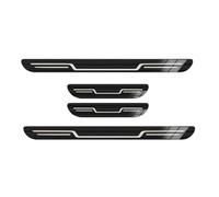 ASBHFC 4 Stück Auto Einstiegsleisten für Skoda Kamiq (NW4 2019-2025 2026), Universal Türschweller Abdeckungen, Selbstklebende Leisten, Wasserabweisendes Fahrzeug Zubehör,A