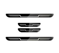 ASBHFC 4 Stück Auto Einstiegsleisten für VW T-Cross (C1 2019-2025 2026), Universal Türschweller Abdeckungen, Selbstklebende Leisten, Wasserabweisendes Fahrzeug Zubehör,B