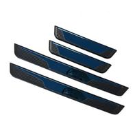 ASBHFC 4 Stück Auto Einstiegsleisten in Blau Glanz-Optik für Skoda Kamiq (NW4 2019-2025 2026), Schwellerschutz Aufkleber, Anti-Kratzer Zierleisten für PKW