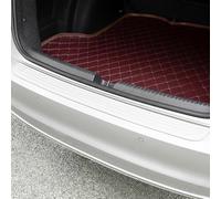 ASBHFC Ladekantenschutz Silber für Hyundai Kona (OS SX2 2017-2025 2026), Stoßstangenschutz Hinten, Kratzschutz Kofferraumleiste in Gebürsteter Metall-Optik,White