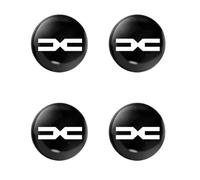 ASEUOG 4 Stück 60mm Auto Radnabenkappen für Dacia Spring Duster Radnabendeckel Auto-Styling-Zubehör