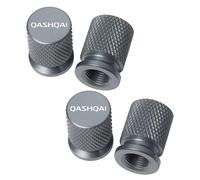 ASEUOG 4 Stück Ventilkappen Auto für Nissan Qashqai J10 J11 J12 2013-2024 Rostschutz Reifenventil-Staubkappen Autoteile,E