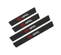 ASFSFF 4 Stücke Auto Türschweller für Opel Mokka X 2016-2019, Auto Einstiegsleisten Schutzfolie Einstiegsleiste aus Kohlefaser Aufkleber Schutz Scuff Protector Geeignet,B