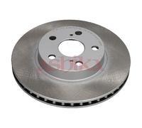 ASHIKA 2x Bremsscheibe vorne Ø255 mm belüftet für Toyota Prius Liftback _W2_