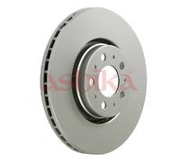 ASHIKA 2x Bremsscheibe vorne Ø316mm belüftet für Volvo XC90 I 275