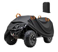 ASICPLB Quad Abdeckplane ATV Abdeckung für Aeon Cobra 450 Hunter 2016-2024, Quad Abdeckung mit Winddichte und Reflektionsstreifen, Reißfeste Kratzfest für Alle Jahreszeiten Geeignet,A Orange