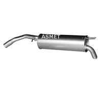 ASMET Endschalldämpfer Schalldämpfer für Fiat Bravo II 1.4 1.6 D Multijet 1.9
