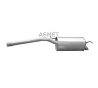 ASMET Endschalldämpfer Schalldämpfer passend für VW Caddy III Kombi 03.105