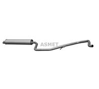 ASMET Mittelschalldämpfer für OPEL 05.205