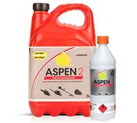 Aspen 2 Takt Gemisch Sonderkraftstoff Alkylat Benzin ist mit einem biologisch abbaubaren 2 Takt Öl gemischt 5 Liter