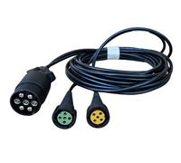 Aspöck Kabelsatz 7pol. 5m für Pkw Anhänger Rückleuchten Stromkabel Anhängerkabel