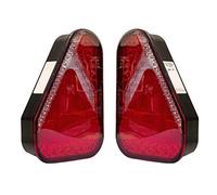 ASPÖCK Earpoint LED Rückleuchten Set 6 Funktionen 12 24 V 8 Pin Bajonett 0,8 m Kabel 146 x 219 x 52,5 mm IP6K9K E24 ADR Zone 2 für Anhänger LKW Landmaschinen links rechts