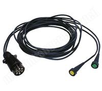 Aspöck Kabelsatz 7pol. 5m für Pkw Anhänger Rückleuchten Stromkabel Anhängerkabel