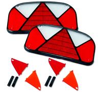 Aspöck Lichtscheibenset Multipoint 2 Ersatzglas Streuscheibe Beleuchtung Licht