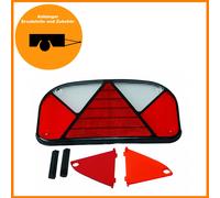 Aspöck Multipoint 2 II Rückleuchte Lichtscheibe Ersatzglas Scheibe Universal