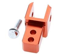 AsrMyjcx Stoßdämpferverlängerung Extender für Motorrad Höherlegung Riser Federung Aluminiumlegierung Shock Absorber Extension für Four Dirt Bikes Motor, Orange