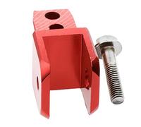 AsrMyjcx Stoßdämpferverlängerung Extender für Motorrad Höherlegung Riser Federung Aluminiumlegierung Shock Absorber Extension für Four Dirt Bikes Motor, rot