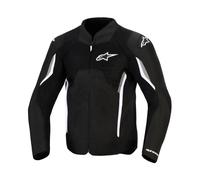AST V3 Air perforierte Motorradjacke (schwarz / grau / weiß), M