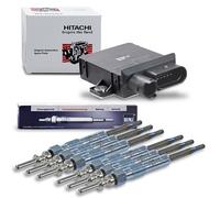 Astemo Steuergerät Glühzeit + 6x Glühkerzen [Hersteller-Nr. 40279450] für BMW