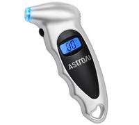 AstroAI Digitaler Reifendruckprüfer 150 PSI | Präzise in 0,1-Schritten, Reifendruckmesser für Auto, Fahrrad & Motorrad, mit hintergrundbeleuchtetem LCD, AAA-Batterien