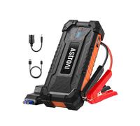 AstroAI Starthilfe Powerbank S8 Ultra, 4000A Starthilfegerät für 10L Benzin/8L Diesel, Booster Auto Starthilfe mit Starthilfekabel, USB Schnellladung, DC und Type C Anschluss