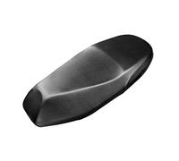 Asudaro Kunstleder Wasserdicht Motorrad Sitzabdeckung, Motorrad-Sattelbezüge Anti-Rutsch Roller Sitzbezug Schwarz MotorradKissen Sitzbankbezug Roller Sitzbezug Cover (M)