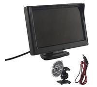 Asyduey 5 800X480 TFT LCD HD-Bildschirmmonitor mit Doppelter Halterung für Auto-RüCkfahrkamera/RüCkansicht/DVD/Media Player