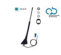 ATBB 153-2116-01 - Dachantenne, AM/FM, 76° Stabneigung, DAB+ geeignet, passiv