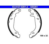ATE 03.0137-0261.2 Bremsbackensatz für CITROËN PEUGEOT