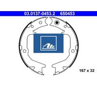 Ate 03.0137-0453.2 Bremsbackensatz für Feststellbremse Bremsbackensatz