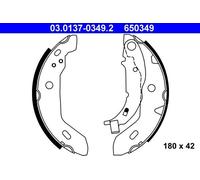Bremsbackensatz ATE 03.0137-0349.2 für Mercedes-Benz A