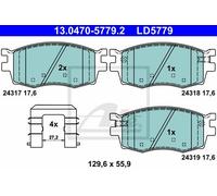 ATE 13.0470-5779.2 ATE Ceramic Belagsatz für HYUNDAI KIA