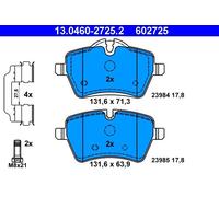 ATE 13046027252 Bremsbeläge Bremsbelagsatz Belagsatz Beläge Klötze vorne 602725