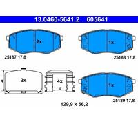 ATE Bremsbelagsatz vorne 13.0460-5641.2