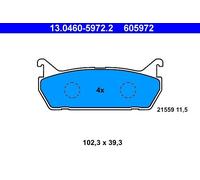 Bremsbeläge 13.0460-5972.2 ATE für MAZDA SUZUKI DAIHATSU