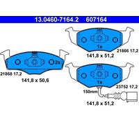 ATE Bremsbelagsatz, Scheibenbremse 13.0460-7164.2 für SKODA VAG, Vorderachse