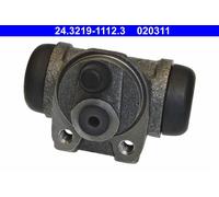 Bremszylinder Grauguss 24.3219-1112.3 ATE für PEUGEOT 106 I 206 Schrägheck 206+